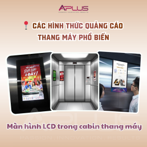 quảng cáo LCD thang máy
