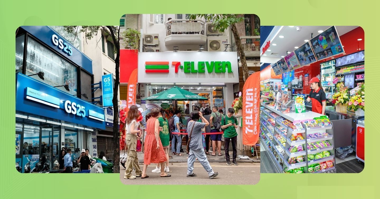 7-Eleven và GS25 chính thức “đổ bộ” Hà Nội: Thị trường cửa hàng tiện lợi bước vào cuộc cạnh tranh mới