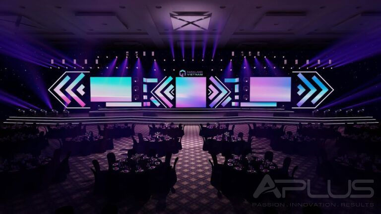 THIẾT KẾ SÂN KHẤU YEAR END PARTY 2025 – BIẾN ĐÊM TIỆC CUỐI NĂM THÀNH DẤU ẤN KHÓ QUÊN