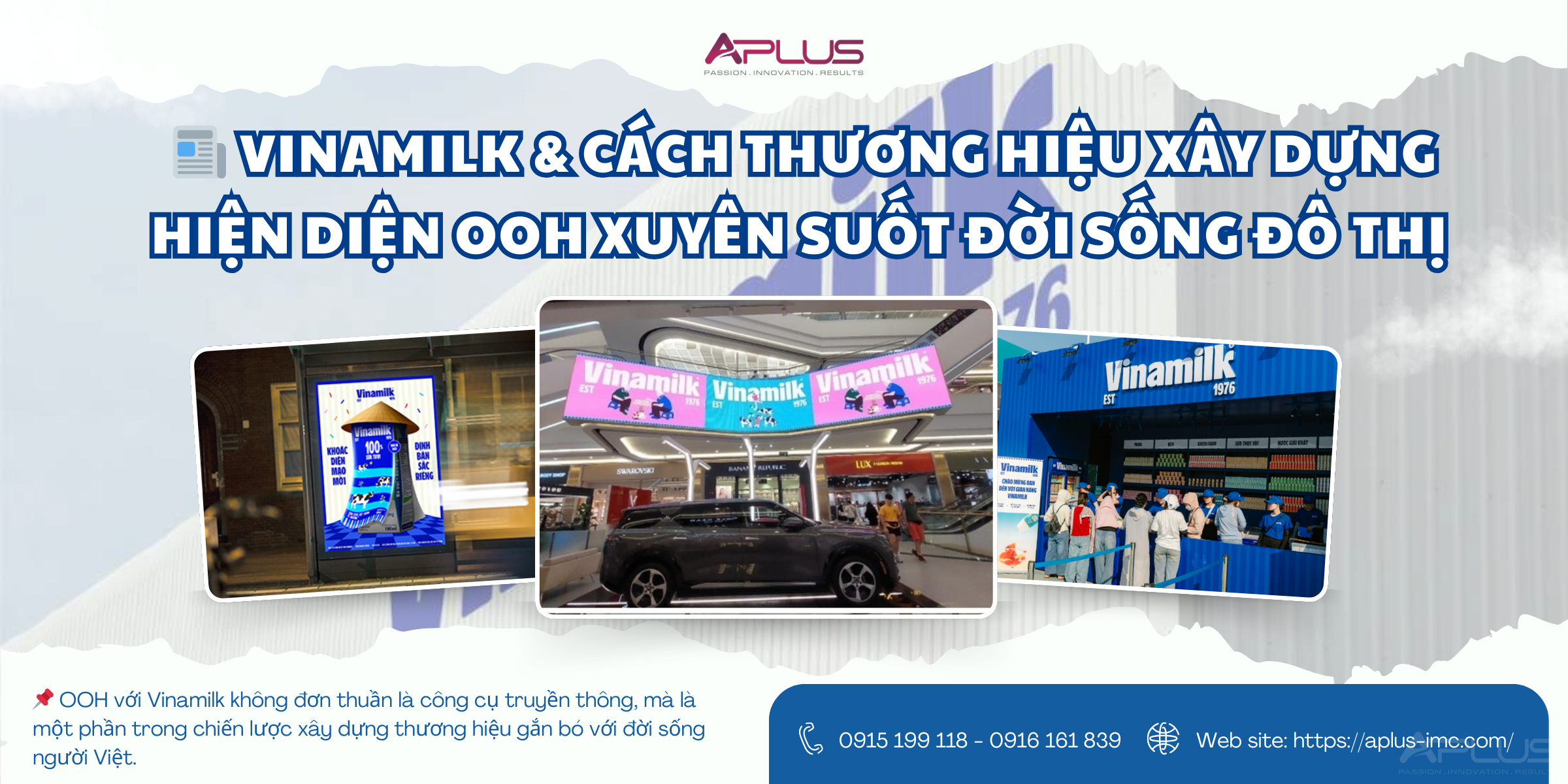 VINAMILK & CHIẾN LƯỢC XÂY DỰNG HIỆN DIỆN OOH XUYÊN SUỐT ĐỜI SỐNG ĐÔ THỊ